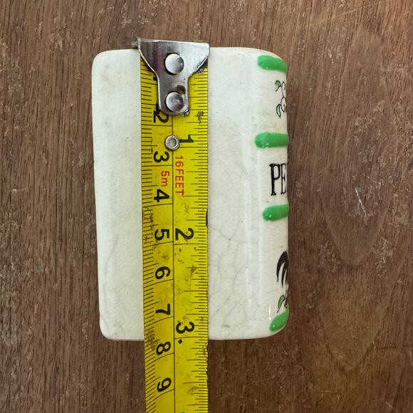 Vintage porcelain Pepper book with chicken REPLACEMENT seasoning shaker - Picture 8 of 8